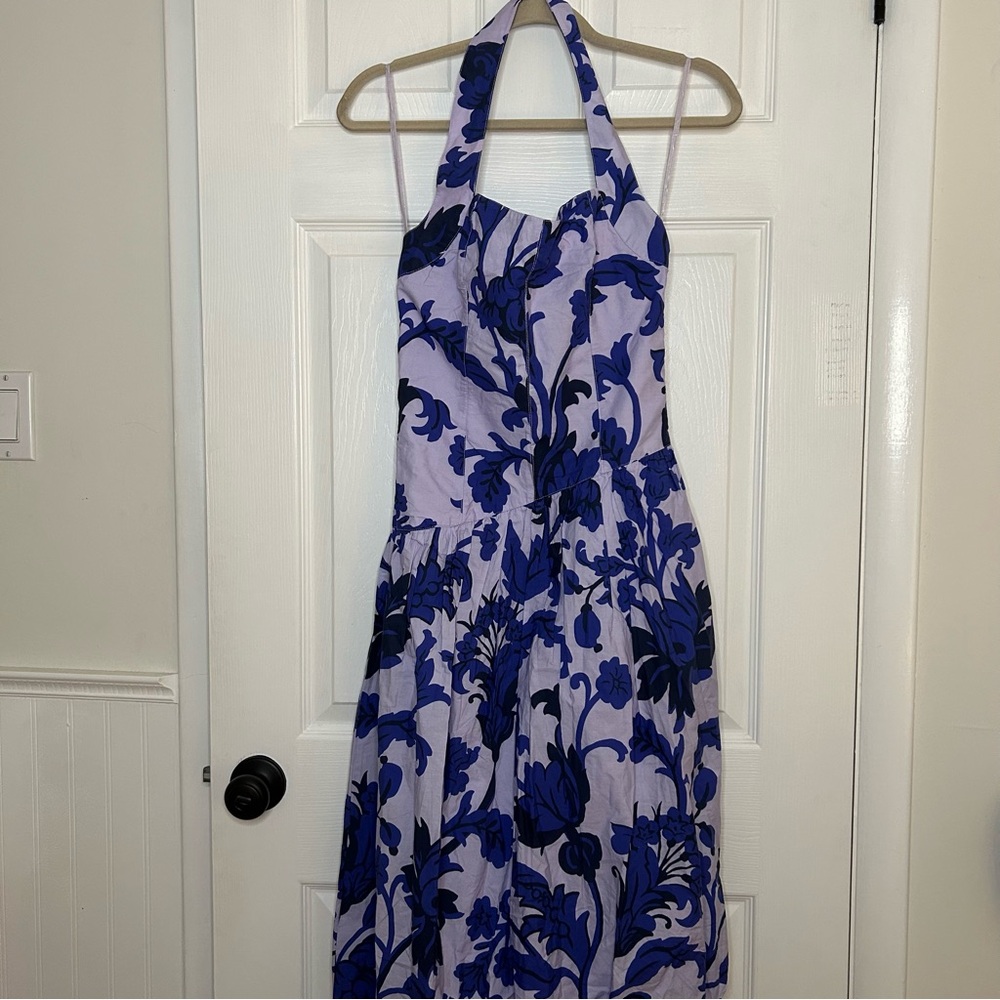 Anthropologie Maeve Halter Bubble Midi Dress - Picture 4 of 16